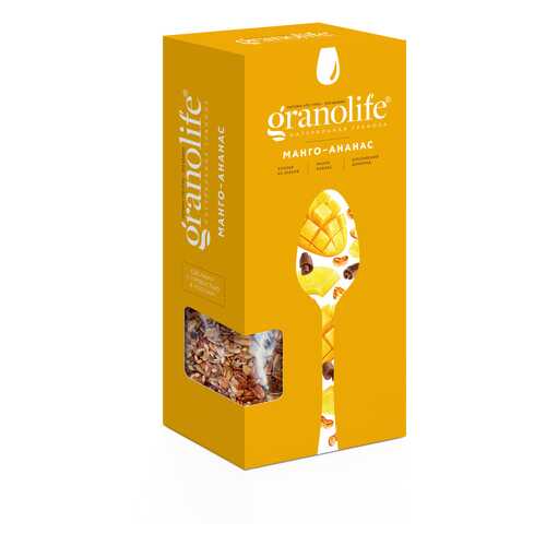 Гранола Granolife манго-ананас 400 г в Глобус