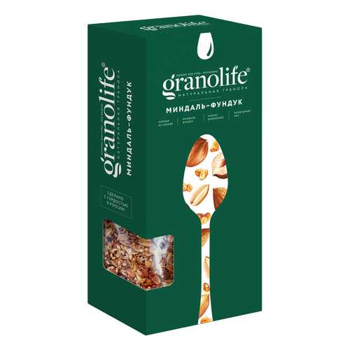 Гранола Granolife миндаль-фундук 200 г в Глобус