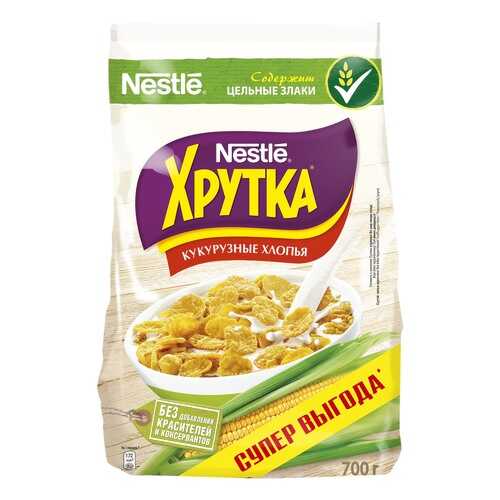 Хлопья Хрутка кукурузные хрустящие, обогащенные кальцием 700 г в Глобус