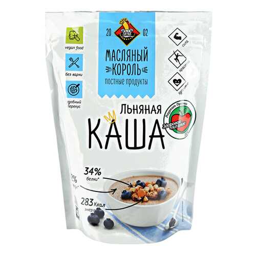 Каша Масляный Король льняная 300 г в Глобус