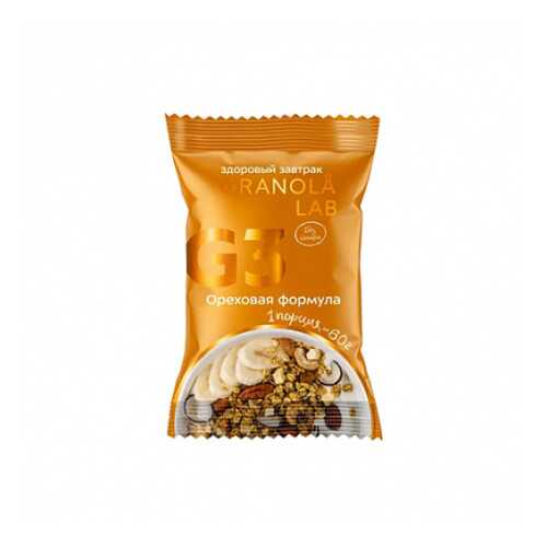Завтрак готовый гранола Ореховая формула Granola.Lab 60 г в Глобус
