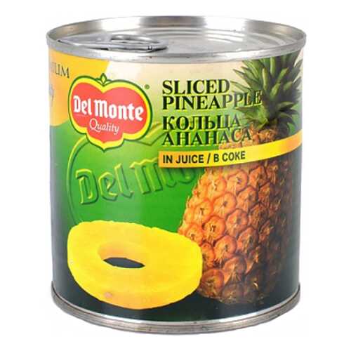Ананас Del Monte кольца в соке 435 г в Глобус