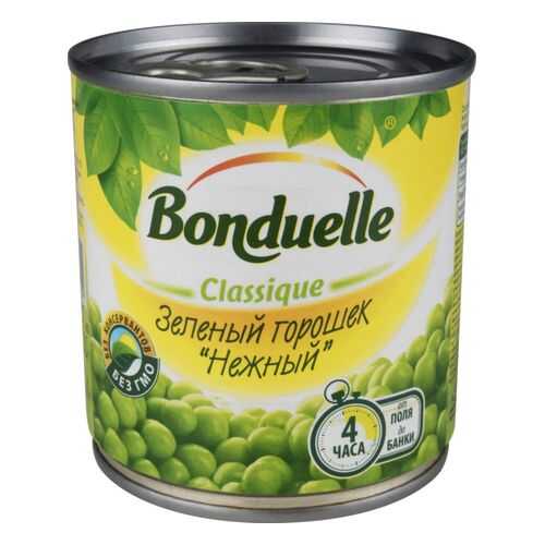 Горошек зеленый Bonduelle classique нежный 200 г в Глобус