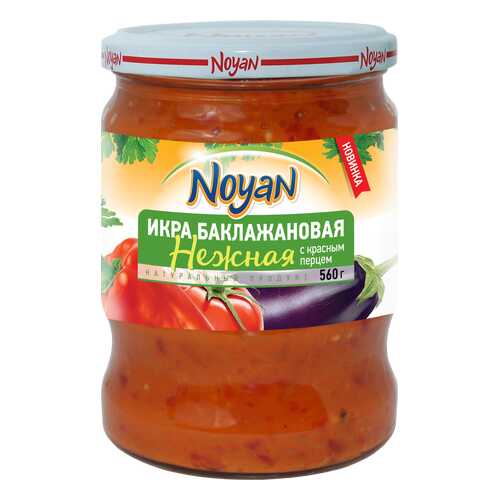 Икра баклажановая нежная Noyan 560 г в Глобус