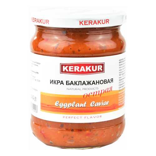 Икра Kerakur баклажанная острая 500 г в Глобус