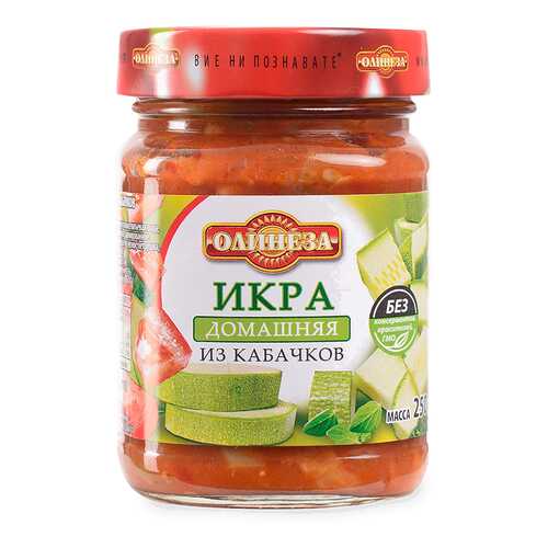 Икра Олинеза из кабачков домашняя 250г Болгария в Глобус