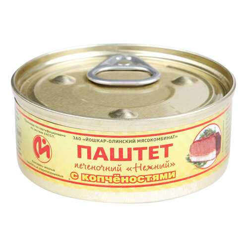 Консервы мясные ЙОМ паштет печеночный с копченостями №1 с ключом 100 г в Глобус