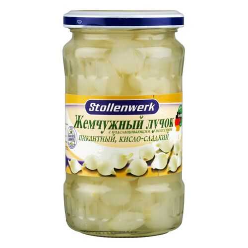Лучок жемчужный Stollenwerk пикантный кисло-сладкий 320 г в Глобус