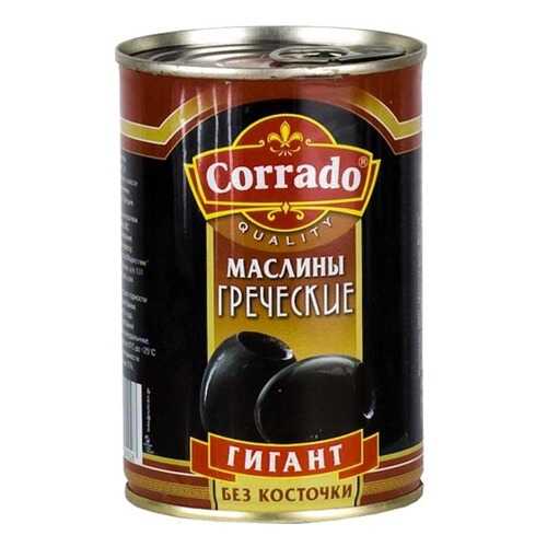 Маслины Corrado греческие гигант без косточки 420 г в Глобус