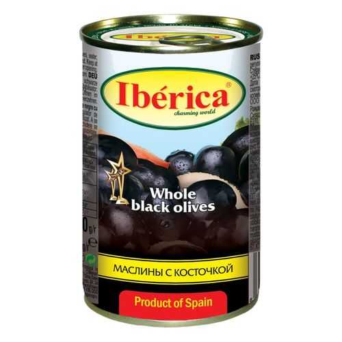 Маслины Iberica с косточкой 360 г в Глобус