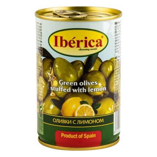 Оливки Iberica с лимоном 300 г в Глобус