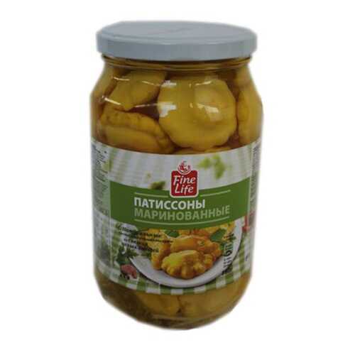 Патиссоны Fine Life маринованные 910 г в Глобус
