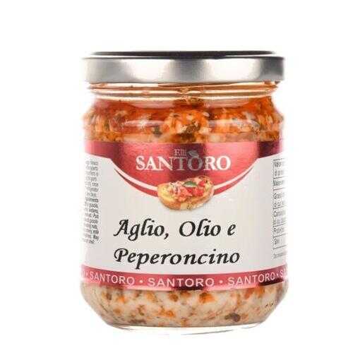 Соус итальянский Santoro из измельченного чеснока 180 г в Глобус