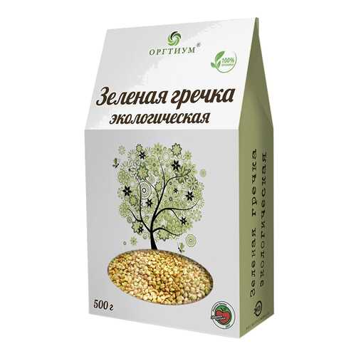 Гречка Оргтиум зеленая экологическая 500 г в Глобус