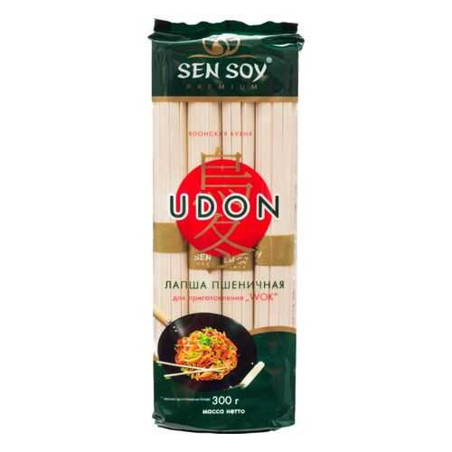 Лапша пшеничная Sen Soy udon premium 300 г в Глобус