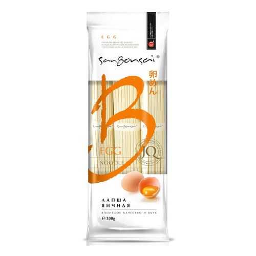 Лапша SanBonsai Egg Яичная 300г в Глобус