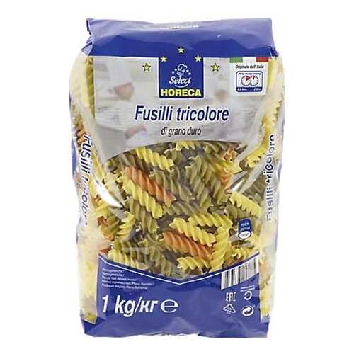 Макароны Horeca fusilli спиральки цветные 1 кг в Глобус