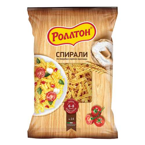 Макароны Роллтон спирали 400 г в Глобус
