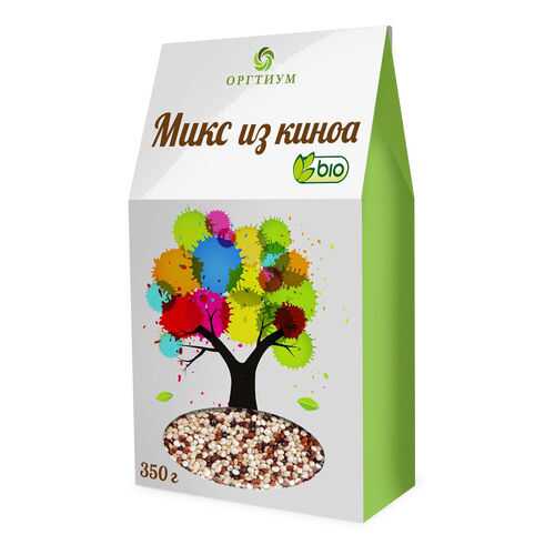 Микс из киноа Оргитум красное-белое-черное био 350 г в Глобус