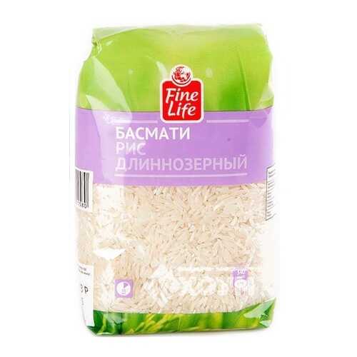 Рис басмати Fine Life длиннозерный шлифованный 500 г в Глобус