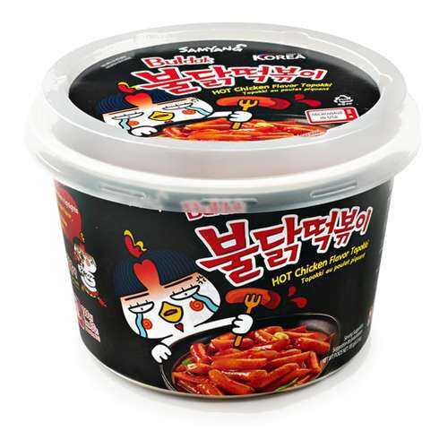 Рисовые палочки Топокки со вкусом острой курицы Булдак Samyang 185 г в Глобус