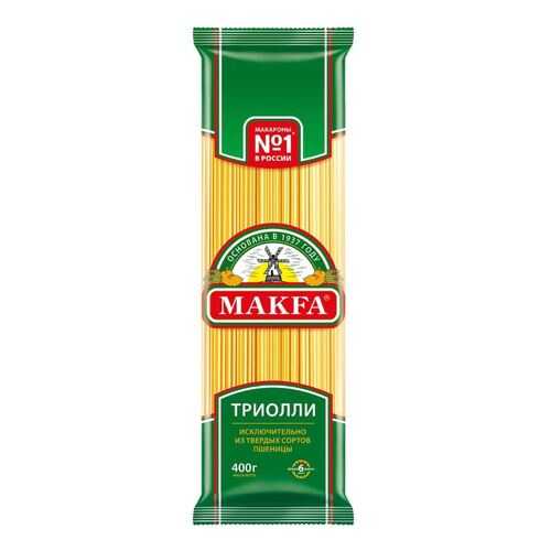 Вермишель Makfa триолли длинные спагетти 400 г в Глобус