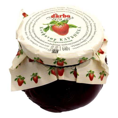 Конфитюр d'arbo Клубника 640г Австрия в Глобус