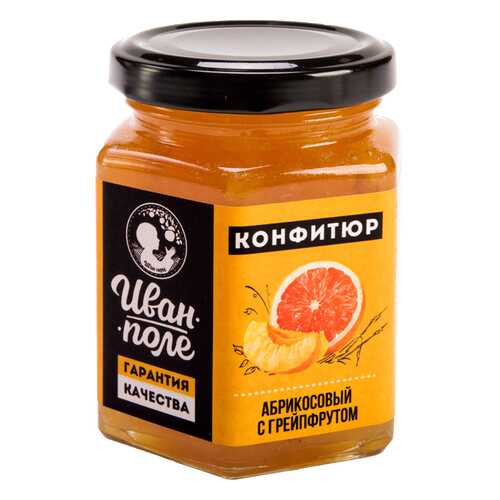 Конфитюр Иван-поле абрикосовый с грейпфрутом 230 г в Глобус