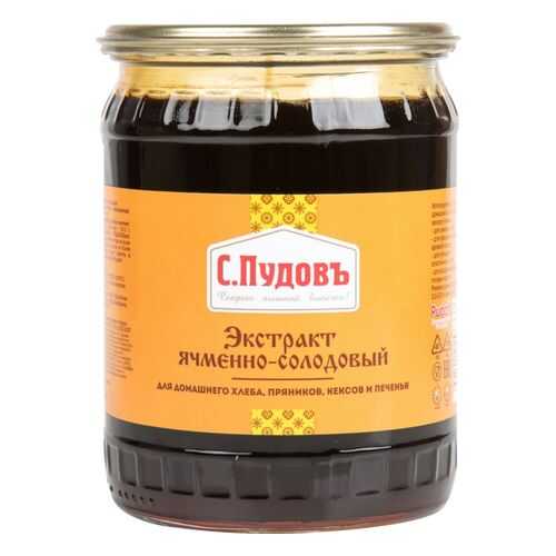 Экстракт ячменно-солодовый С. Пудовъ 0.7 кг в Глобус