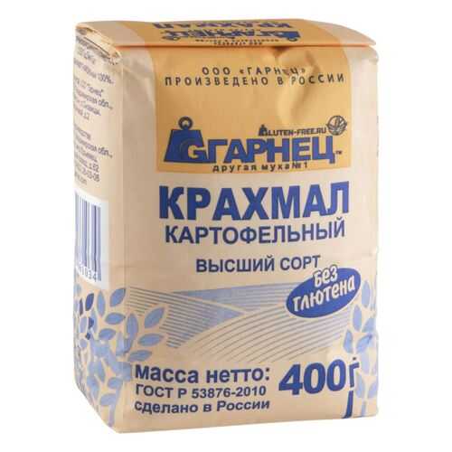 Крахмал картофельный Гарнец без глютена 400 г в Глобус