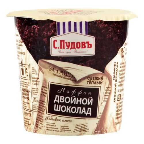 Маффин двойной шоколад за 1 минуту С.Пудовъ 70 г в Глобус