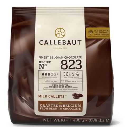 Шоколад молочный Callebaut 33.6% какао 0.4 кг в Глобус