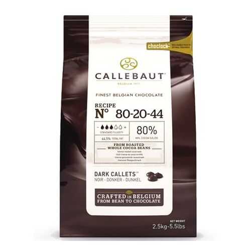 Шоколад темный Callebaut 80.1% какао 80-20-44-RT-U71 2.5 кг в Глобус