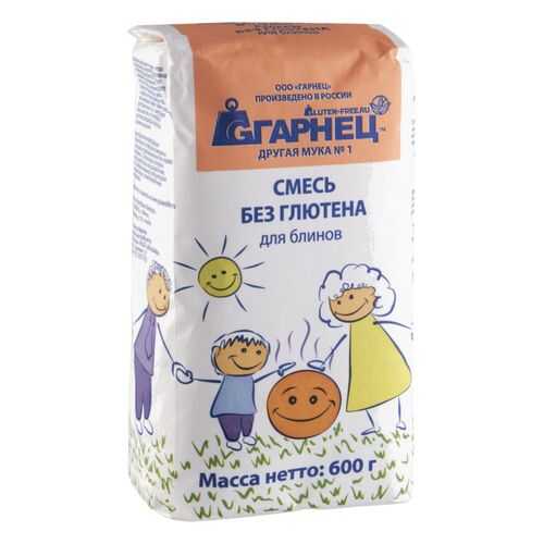 Смесь для блинов Гарнец без глютена 600 г в Глобус