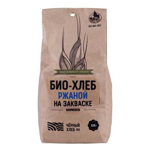 Смесь для выпечки Чeрный хлеб био-хлеб ржаной формовой на закваске 525 г в Глобус