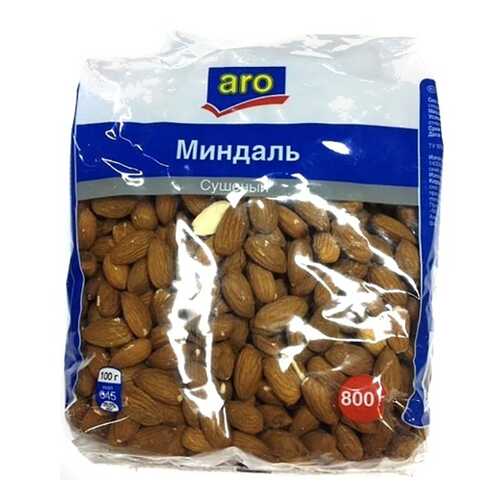 Миндаль ядра сушеные Aro 800 г в Глобус
