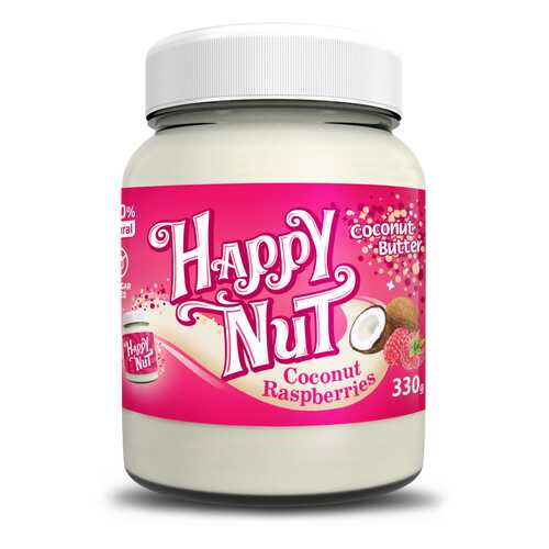 Кокосовая паста с малиной Happy Nut Coconut Raspberries 330г в Глобус