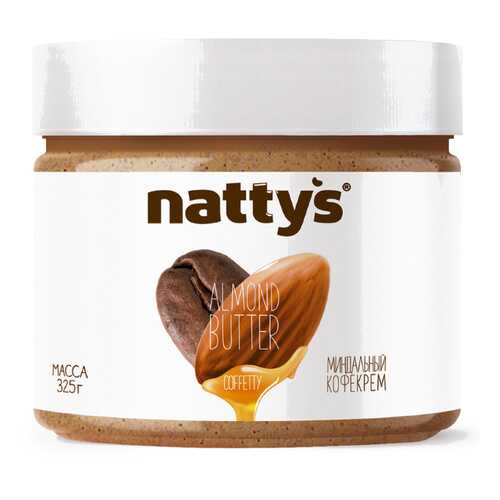 Миндальная паста Nattys Coffetty с кофе 325 г в Глобус