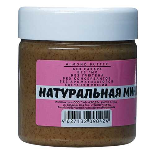 Натуральная миндальная паста Krodo 150 г в Глобус