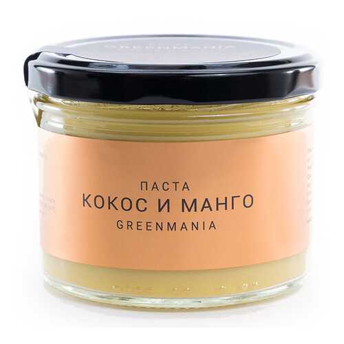 Паста GreenMania кокос и манго 200 г в Глобус
