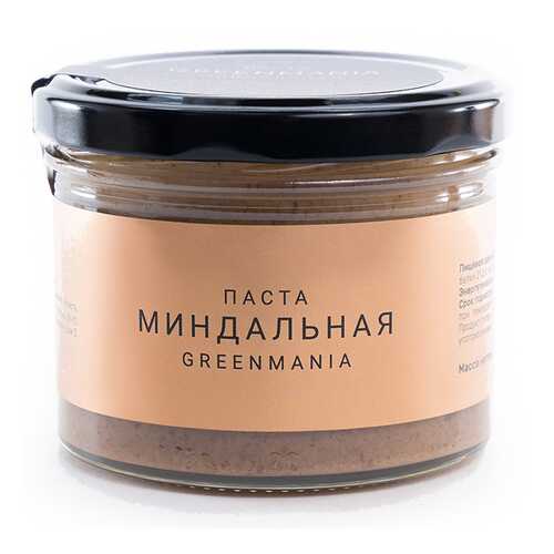 Паста GreenMania миндальная 200 г в Глобус