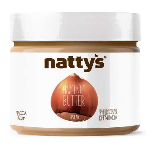 Паста Nattys Spread фундуковая без меда 325 г в Глобус