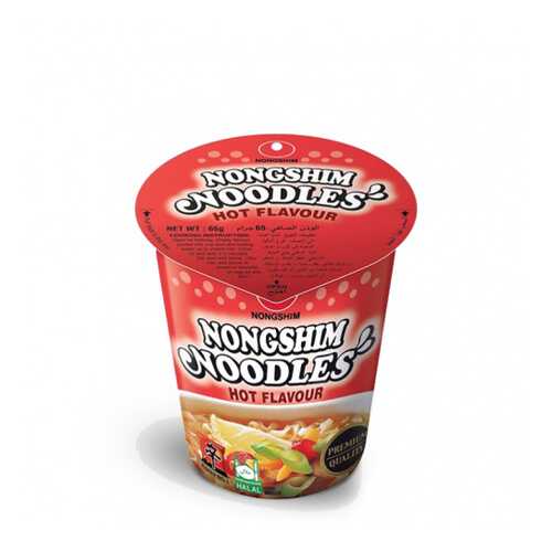 Лапша быстрого приготовления Nongshim с перцем стакан 65 г в Глобус
