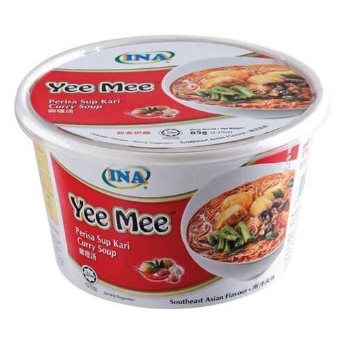 Лапша Yee Mee Ina карри с морепродуктами быстрого приготовления 100 г в Глобус