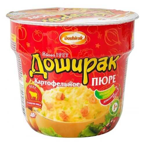 Пюре картофельное Доширак со вкусом мяса 40 г в Глобус