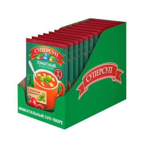 Суперсуп-пюре микс Русский Продукт 5 вкусов 5 видов по 4 шт 20-26.5 г в Глобус