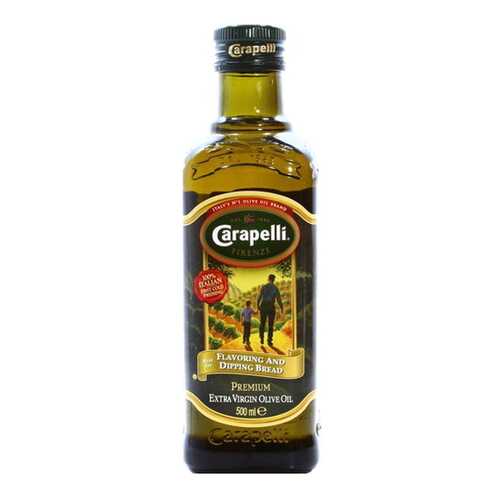 Масло Carapelli Oro Verde Extra Vergine оливковое нерафинированное 500 мл в Глобус