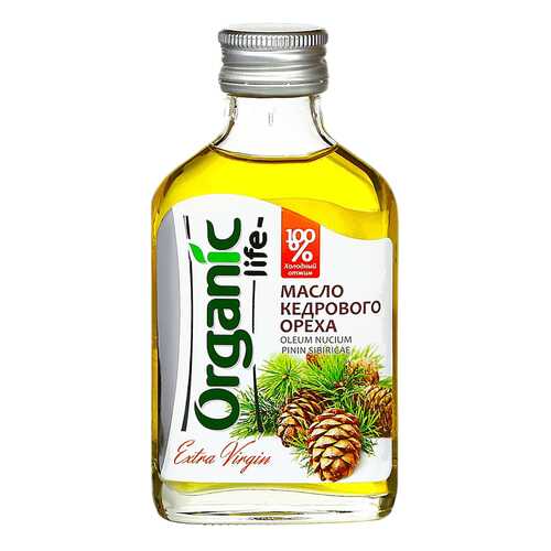 Масло кедровое Organic Life пищевое нерафинированное 500 мл в Глобус