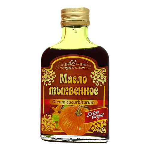 Масло пищевое нерафинированное тыквенное Алтай 100 мл в Глобус