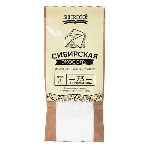 Экосоль Sibereco сибирская молотая 500 г в Глобус